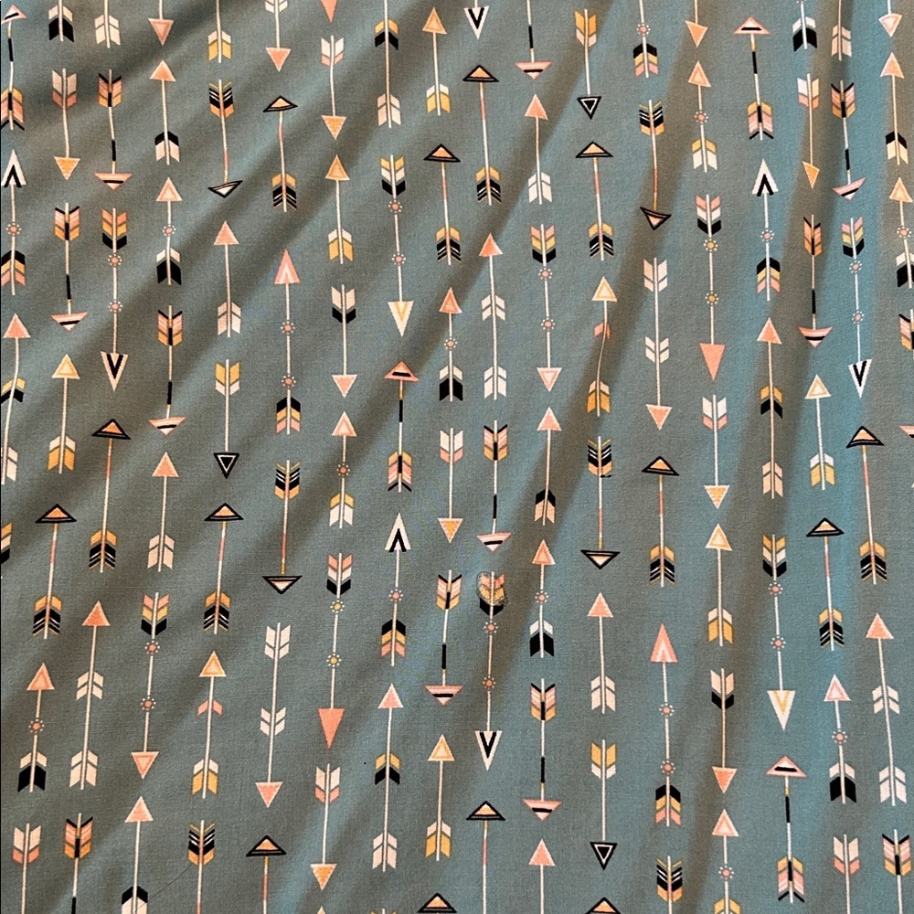 Blue Patterned Women's Top - Picture 3 of 4